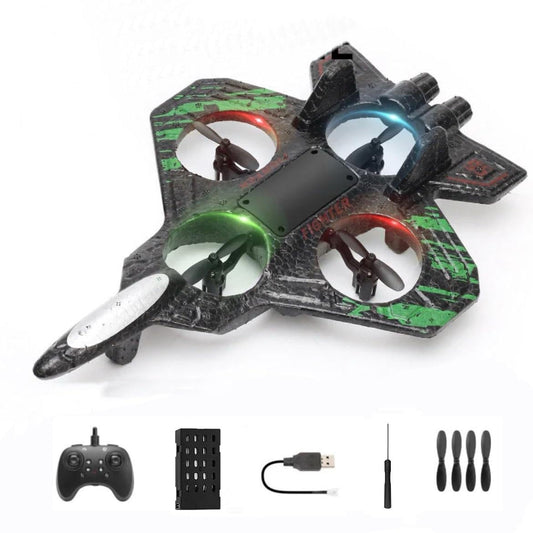Remote Control Fighter Plane Toy for Kids | RC Jet Aircraft with Lightning Effect Lights | Easy Control Flying Toy Plane | Durable Design | Battery Powered Remote Plane Gift for Boys and Girl