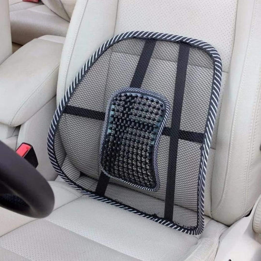 Car Back Rest with Lumbar Support Mesh Cushion Pad,Universal Back Lumbar Support for Chair Back Rest Cushions Ergonomic Seat Lumber Back Correction for Comfortable Seating Medical & Supports