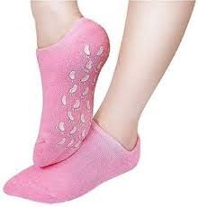 Moisturizing Silicone Spa Gel Socks for Women & Men – Crack Heel Repair Socks with Natural Oil & Vitamin E for Dry Cracked Feet (Multicolor, 1 Pair