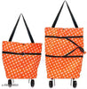Ayuransh Expandable Shopping Trolley Bag with Wheels, Foldable, Random Patterns and Colors