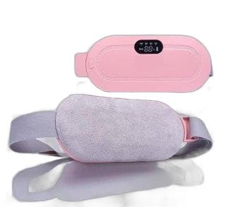 Period Cramp Relief Massager & Heating Pad for Cramps Portable Cordless Periods Machine 3-Temp. 3-Massage Mode Fast Menstrual Pain Device Women