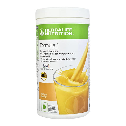 HERBALIFE Weight Loss Combo (Formula 1 Mango Flavor, shakemate, protein powder & Afresh Energy Drink Lemon Flavor (1250 GM)