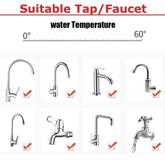 1 Pc's- 360 Degree Rotating Water Faucet Aerator Splash-Proof Filter/Anti-Splash Expandable Head Nozzle/Bathroom Tap Adjustable Sprinkler/tap Shower/Water Saving Device Faucet