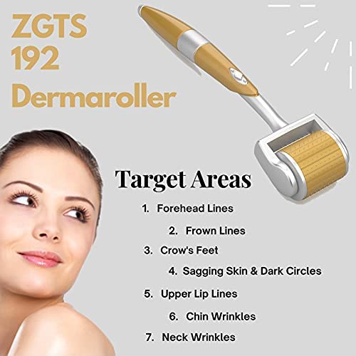 Zgts 1.5mm Derma Roller 192 Needles, 100g