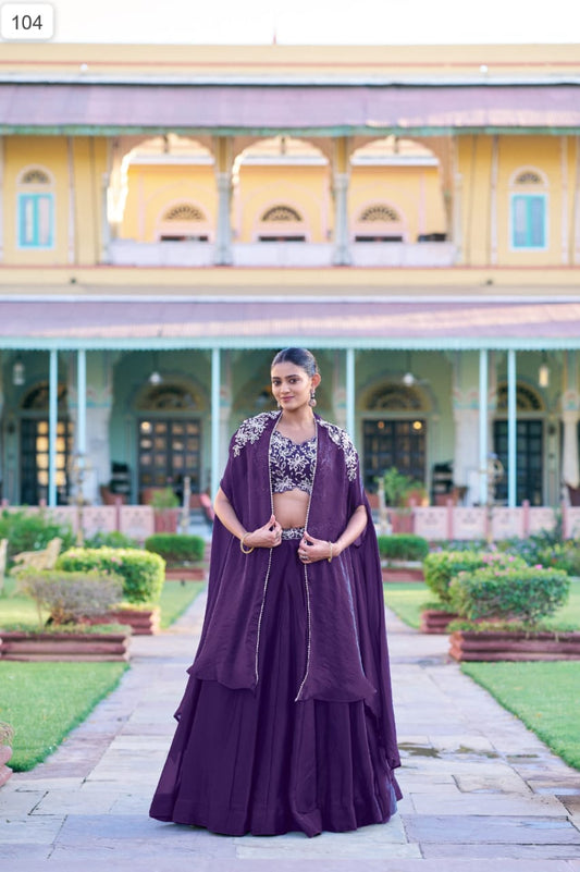 A perfect blend of tradition and trend, this lehenga reflects the beauty of culture with a modern touch that makes it truly unforgettable