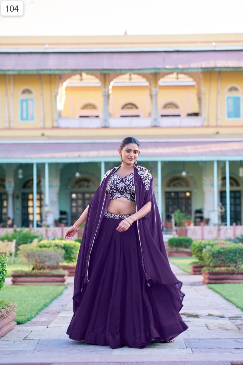 A perfect blend of tradition and trend, this lehenga reflects the beauty of culture with a modern touch that makes it truly unforgettable