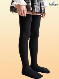 Pack of 1 Thigh High Knee Socks for Girls and Women – Extra Long Over Knee Stockings