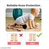 NAKODA ENTERPRISES- 2 Pair Baby Knee And Elbow Pad Baby Crawling Elbow Pad Baby Leg Warmer Baby Kneecap (Multi Color) Pack Of 2