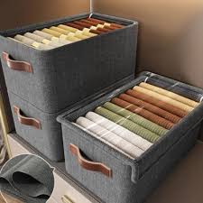 7 Grid P-2 Jeans Organiser For Wardrobe Portable Closet Organizer Storage Box Foldable Closet Drawer Organizer