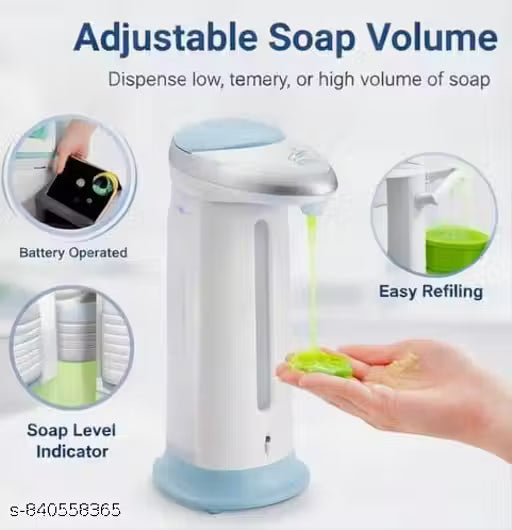 Smart Hand Automatic soap dispanser/ handwash soap dispanser / 2 in 1 soap dispanser / plastic soap dispanser