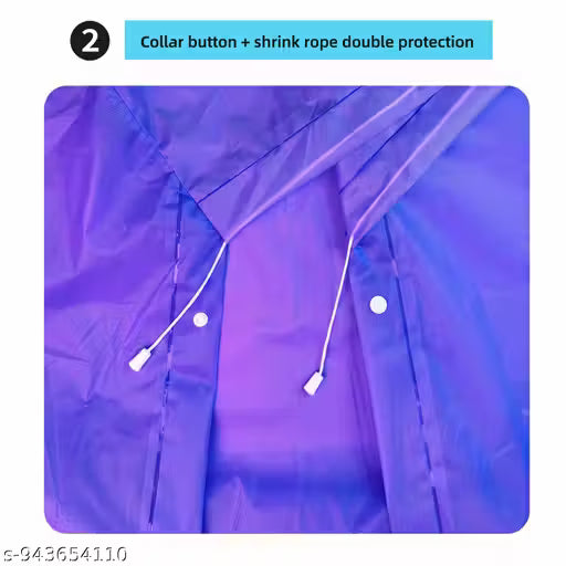 KUNDRA WATERPROOF RAINCOAT FOR MEN AND WOMEN MULTI COLOR