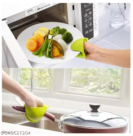 Silicone Heat-Resistant Pinch Mitts – Set of 2 Mini Oven Gloves