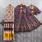 gaji modal lagdi patta duppata and ajrak choli   New arrivals   Maslin silk lehnga
