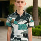 T-SHIRT  :-   TITLE:- Boys Polo T-Shirt with Ribbed Collar,Boys Short Sleeve Polo Neck T-Shirt,Boys Casual Polo T-Shirt,Boys Regular Fit Polo T-Shirt,Boys Printed Polo T-Shirt