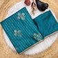 New arrivals   Embellished with Foil Print & Fancy Sequence Zari Border Lace