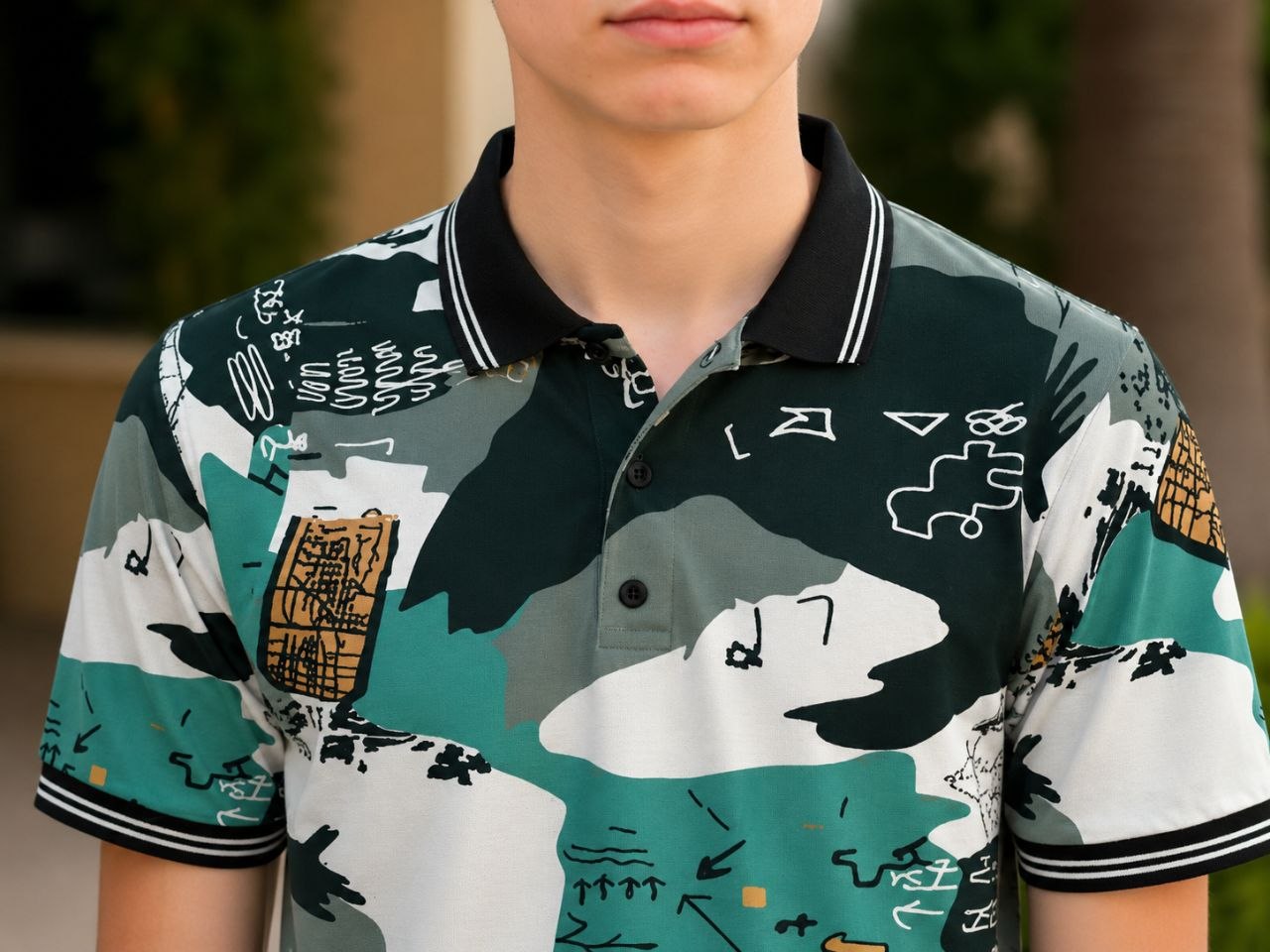 T-SHIRT  :-   TITLE:- Boys Polo T-Shirt with Ribbed Collar,Boys Short Sleeve Polo Neck T-Shirt,Boys Casual Polo T-Shirt,Boys Regular Fit Polo T-Shirt,Boys Printed Polo T-Shirt
