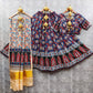 gaji modal lagdi patta duppata and ajrak choli   New arrivals   Maslin silk lehnga