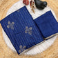 New arrivals   Embellished with Foil Print & Fancy Sequence Zari Border Lace