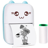 200DPI Mini Thermal Printer – Wireless convenience with Bluetooth 4.0 connectivity for Android & iOS. Effortlessly prints photos, notes, lists, and QR codes