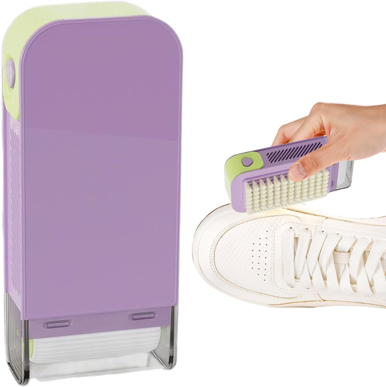 Multifunctional Soap Dispenser with Roller Brush Compact Foam Case for Laundry, Travel, Kitchen & Bath Essentials Soap Box Brush Travel Soap Case with Brush