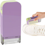 Multifunctional Soap Dispenser with Roller Brush Compact Foam Case for Laundry, Travel, Kitchen & Bath Essentials Soap Box Brush Travel Soap Case with Brush