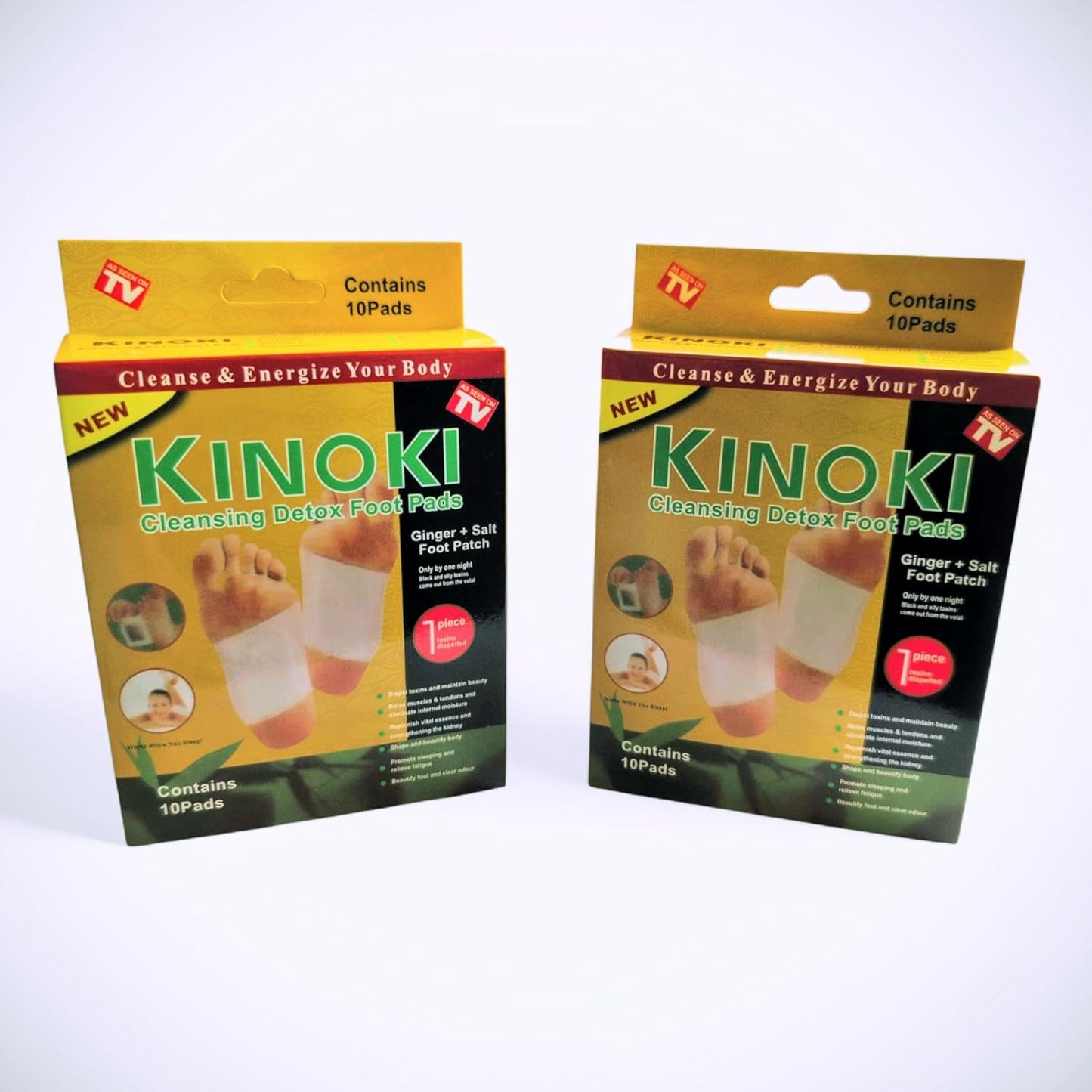 MicroNest Kinoki Detox Foot Patch with Adhesive Sheets | Natural Herbal Foot & Body Detox Patches for Relaxation & Deep Sleep | 20 Foot Patches + 20 Adhesive Sheets