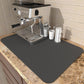 Dish Drying Mat Large 40x60 cm – Water Absorbing Kitchen Mat with Anti-Slip Rubber Backing | Quick Dry Mat for Utensils, Dishes, Glasses & Coffee Station