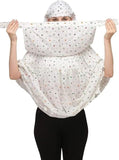 SCARF Pure Cotton Soft & Breathable Sun Protection White Plain Scaff| Universal Size | For Girl & Women