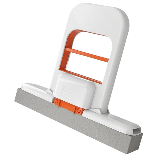 Mini Foldable Desktop Mop Portable Cleaning Sponge Mop Handheld Self Squeeze Cleaning Tool Wet and Dry Use System for Small Spaces Bathroom and Kitchen