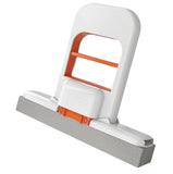 Mini Foldable Desktop Mop Portable Cleaning Sponge Mop Handheld Self Squeeze Cleaning Tool Wet and Dry Use System for Small Spaces Bathroom and Kitchen