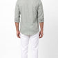 MEN'S EXCLUSIVE  LINEN  FABRIC  EMBRODARY WORK VALUE EDITION STYLISH SHIRT