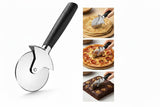 Klick N Shop Pizza Cutter for Kitchen Premium Pizza Cutter Steel Wheel with Ergonomic Non Slip Handle Sandwich Slicer for Roti Paratha Chapati Brownie Home Baking Pack of 1