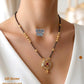 Premium Quality High Quality  Most  Viral and Trending  Fancy  Golden Ad Diamond Dokia/ Mangalsutra