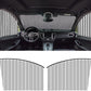 TEKCOOL 4pcs Universal Fit Magnetic Car Side Window Curtains, Foldable Car Window Privacy Curtains Sunshade Side Magnet Pleated Car Window Curtain - Removable - Keeps Cooler Screen for Baby (Grey)'