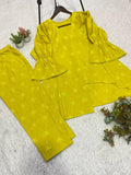 THIS SUMMER SEASON WEAR TRENDY CO-ORD SET WITH EMBROIDERY WORK