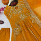 LAUNCHING NEW RED , RAMA , YELLOW DESIGNER ANARKALI GOWN ENHANCE THE BEAUTY OF YOUR WARDROBE WITH THIS NEWLY LAUNCHED ANARKALI GOWN SET