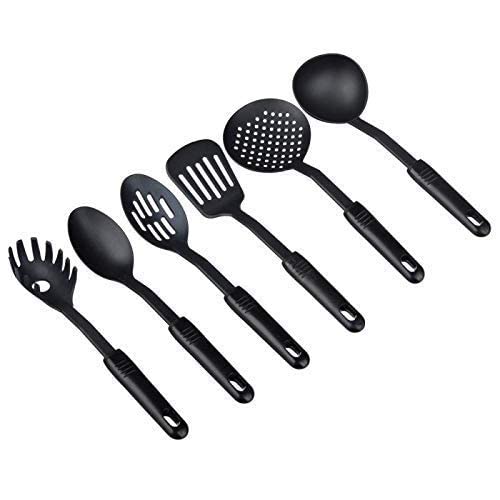6 Pcs Nylon Spoon Spatula Scoop Kitchen Cooking Utensil Tools Set