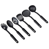 6 Pcs Nylon Spoon Spatula Scoop Kitchen Cooking Utensil Tools Set