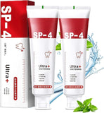 SP 4 Ultra Brightening Toothpaste Advanced Whitening Formula for Stain Removal and Enamel Protection-50gm Pack Of 2