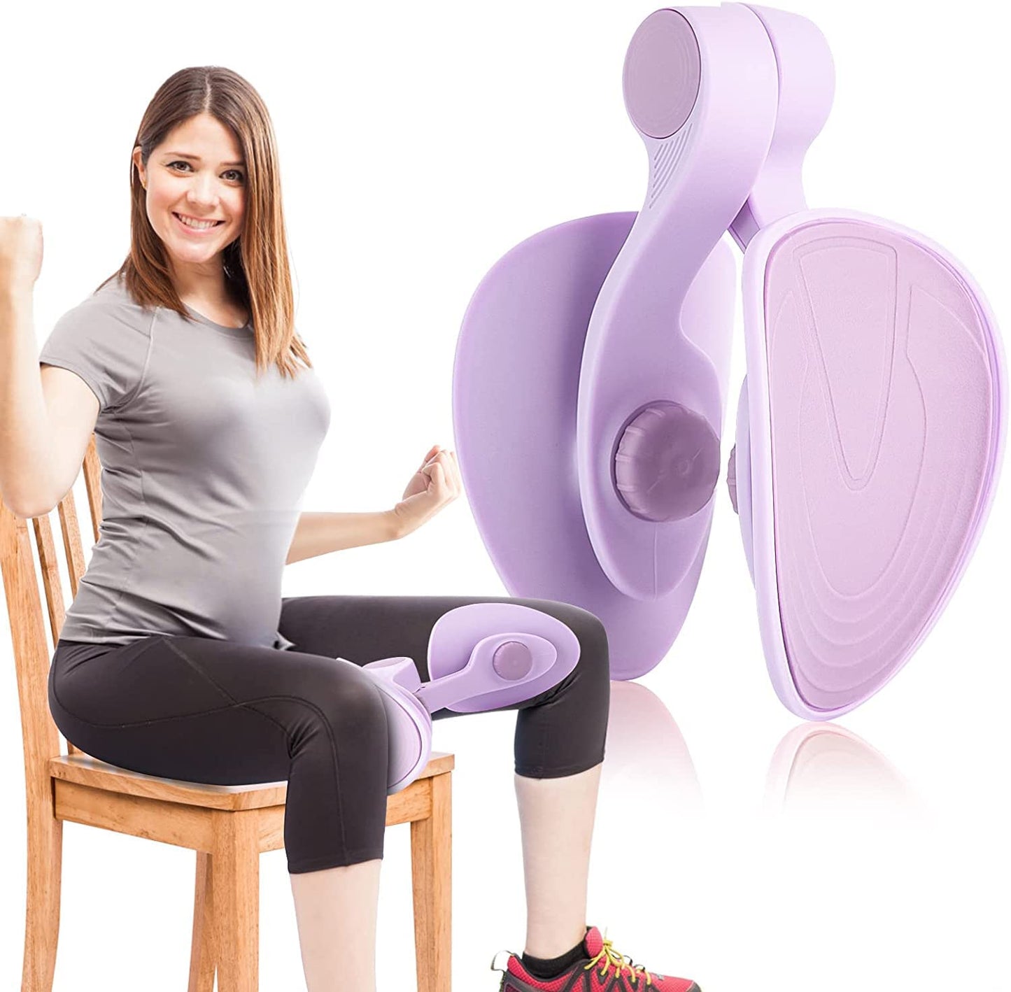 Gopendra Hip & Pelvis Trainer | Thigh Master and Inner Thigh Exercise Equipment | Pelvic Floor Exerciser Device | Training Tool | for Home, Gym, Fitness, Workout, Stretcher | for Men & Women