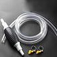 Fuel Transfer Pump Kit – High Flow Manual Siphon Oil Remover Pump with 2 Meter Pipe for Petrol, Diesel, Water & Oil, Portable Liquid Transfer Pump for Car, Bike & Fish Tank
