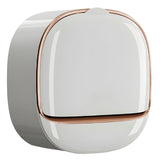 Wall Mounted Soap Holder with Flip Cover – Plastic Soap Storage Box with Drain Tray for Bathroom Wash Basin Area(Multi-Color) Pack of 1