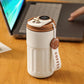 Travel Mug, Insulated Coffee Cup with Leakproof Lid,Vacuum Insulation Stainless Steel Reusable for Hot Cold Coffee, Non-Slip Protective Cover 12 Hours Vacuum Insulation - 420 ML- PCS 1