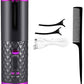 Avenn USB Rechargeable Automatic Wireless Electric Hair Curler, Cordless Auto Curler with L/R Rotating, 6 Temperature Settings 150°C-200°C, Multicolor