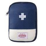 First Aid Bag,Empty First Aid Pouch,Mini Portable Medical Bag for Outdoor Camping Hiking Travel Emergency,Multifunction Emergency Medicine Storage Bag-7x5 inch (Blue, 2)