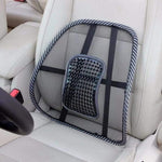 Car Back Rest with Lumbar Support Mesh Cushion Pad,Universal Back Lumbar Support for Chair Back Rest Cushions Ergonomic Seat Lumber Back Correction for Comfortable Seating Medical & Supports