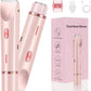 2025 New Bikini Trimmer for Women,Dermave Bikini Shaver,2-in-1 Electric Razors for Women (Pink)