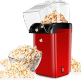 Playpulse® (5-Years Warranty) Oil-Free Hot Air Popcorn Maker – 1200W Electric Popper Machine for Healthy, Fast Snacks, Easy to Use, Ideal for Home, Kids, Parties & Movie Nights- Multi-Colour