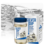 Silver Dip Cleaner Liquid - Fast Acting Tarnish Remover for Jewellery, Pooja Items & Utensils Instant Sparkling Clean