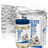 Silver Dip Cleaner Liquid - Fast Acting Tarnish Remover for Jewellery, Pooja Items & Utensils Instant Sparkling Clean